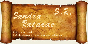 Sandra Ratarac vizit kartica